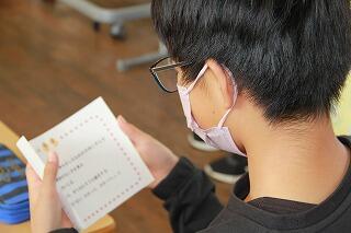 全校学活のようす