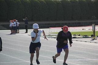 ５０ｍ走のようす