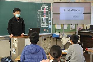 「子どもたちに伝えたいこと:」授業のようす