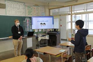 ニコラス先生との授業のようす