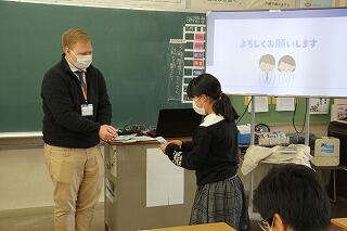 ニコラス先生との授業のようす