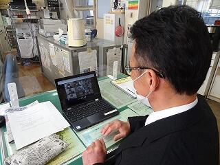 リモート研修会のようす