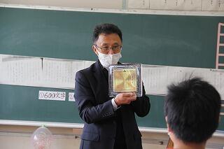 県体力つくり優良校表彰伝達