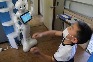 ペッパーくんとラジオ体操