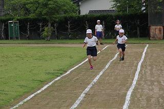 ５０ｍ走のようす