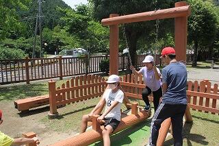 自由遊びのようす