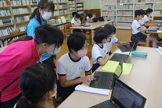 プログラミング学習のようす