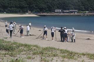清掃活動のようす