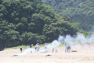 清掃活動のようす