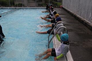 プール納会のようす