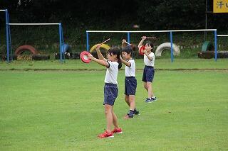 エイサー練習のようす