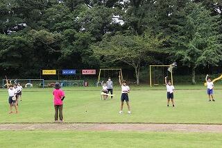 エイサー練習のようす