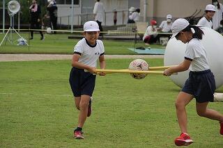 団対抗競技のようす