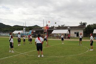 団対抗競技のようす