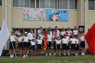 解団式のようす