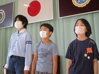 劇の練習のようす