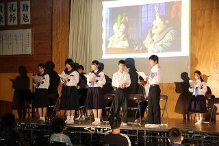 中学生朗読劇「インサイドストーリー”ザ ネイキッド キング”」」