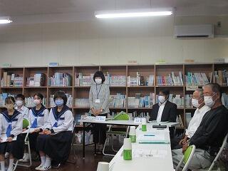 第２回学校関係者評価委員会のようす