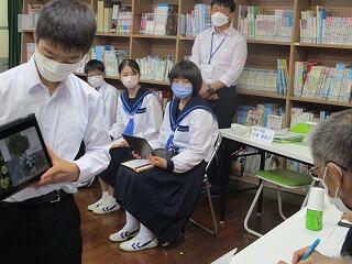 第２回学校関係者評価委員会のようす