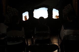 「あらしのよるに」のようす