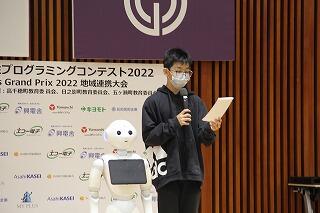 熊野江小代表児童の発表