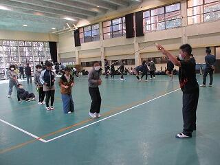 長縄チャレンジのようす