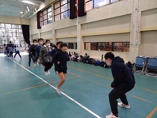 長縄チャレンジのようす