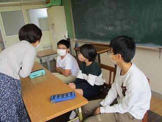 全校学活のようす