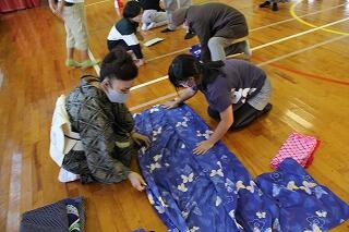 後片付けのようす