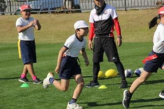 タグラグビーのようす