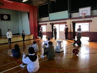 終業式のようす