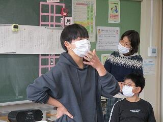 ６年生の暗唱の披露