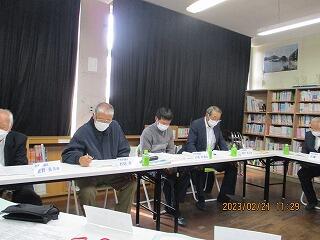 学校関係者評価委員会のようす