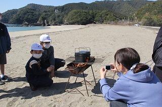 お別れ遠足のようす