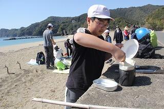 お別れ遠足のようす