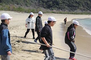 お別れ遠足のようす