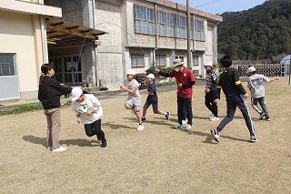 長縄跳びのようす