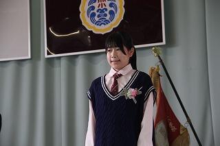 卒業式のようす