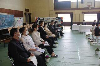 卒業式のようす