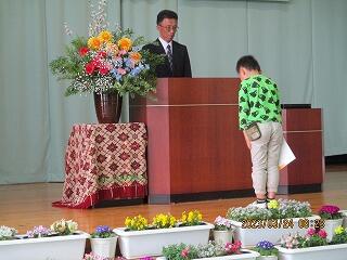 修了式のようす