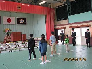 修了式のようす