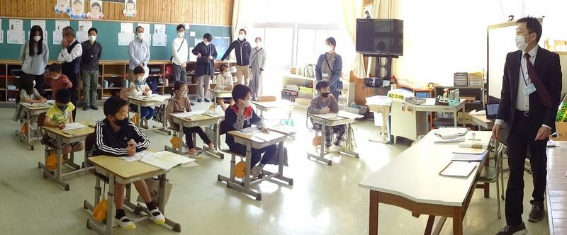 ２年授業参観（国語）