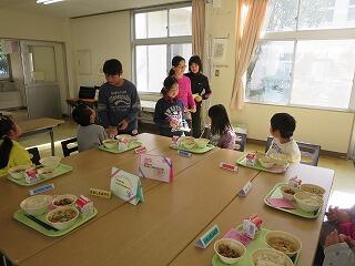 誕生日給食会の画像