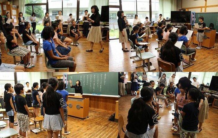 音楽の授業の様子