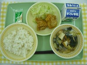 ９月９日の給食