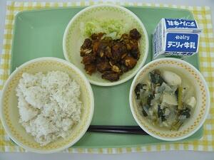 １０月１４日の給食