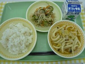 １０月１５日の給食