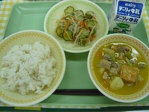 １０月１９日の給食