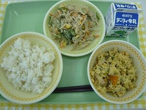 １０月２６日の給食