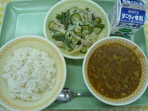 ９月１日の給食